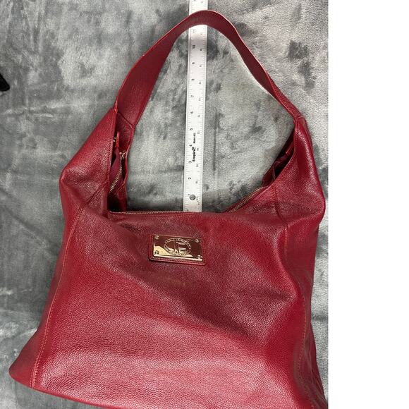 Jack French, London, designer handbag, red leather, large excellent! - Picture 16 of 16